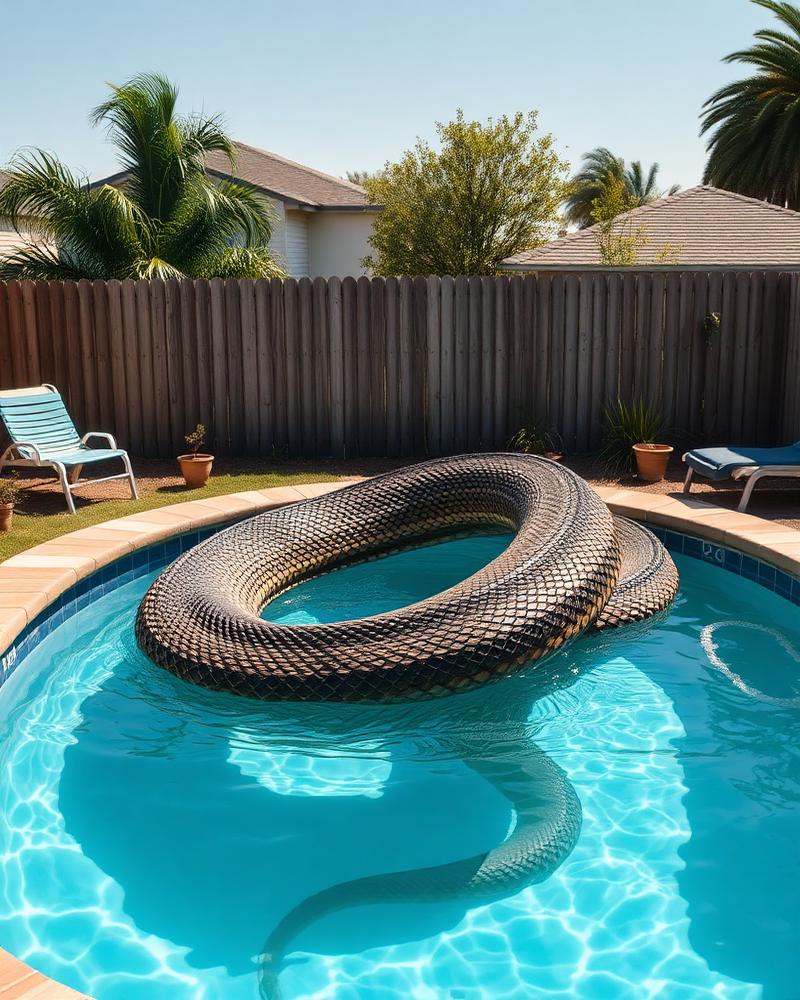 There's a Titanoboa in My Pool